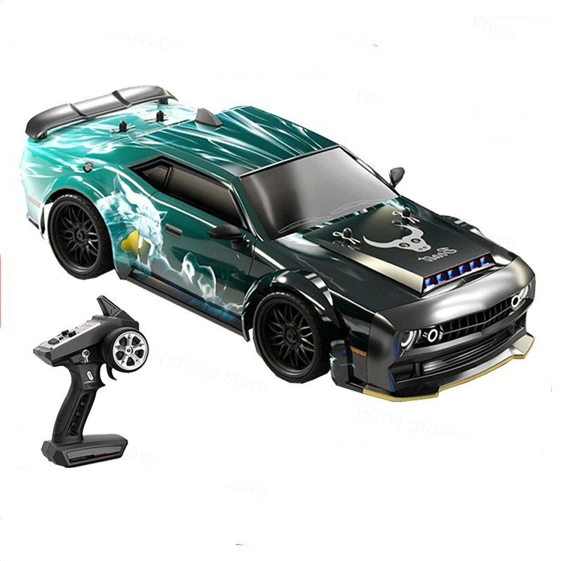 RC CAR With LED Light Speed RC Off-Road Car 70KM/H 4WD Brushless Motor Remote Control Toys Kid Gift