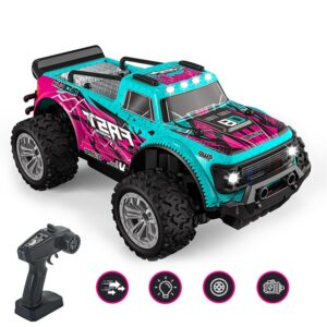 RC Car With LED Light  Off-road Remote Control Climbing Vehicle Outdoor Cars Toy
