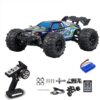 Rc Car Off Road High Speed Remote Control Car with LED Headlight Brushless  Monster Truck Toys for Boys