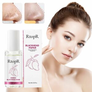 Mango Blackhead Remover Mask Deep Cleans Pores Acne Treatment Serum Peeling Off Face Mask Blackheads Nose Mask