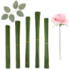 Artificial Green Flower Stem DIY Floral Material Handmade Wire Stem Accessoies For Wedding Home Decor