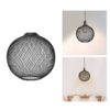Classic Iron Mesh Round Lampshade Lightweight Even Effect Lamp Shade for Restaurant Home Chandelier Lampshade Shell