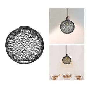 Classic Iron Mesh Round Lampshade Lightweight Even Effect Lamp Shade for Restaurant Home Chandelier Lampshade Shell