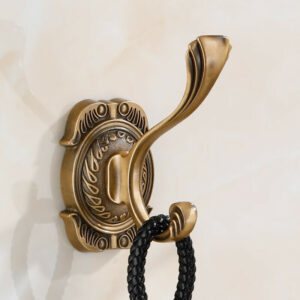 Robe Hooks Metal Towel Hanging Hook Holder Home decorative For Towel Clothes Coat Hat Bag Bathroom Hook Wall Mount Door Hardware