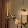 Wall Candlestick Holder Wall Mounted Candle Holder Antique Ornament,Metal Candleholder for Party,Bar,Yard Dining Room Wedding