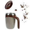 Electric Milk Cup Lazy Coffee Stirring Cup Magnetic Rotating Stainless Steel Mark Cup Auto Stirring Cup Warmer Bottle