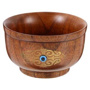 Ethnic Style Wooden Bowl Natural Wooden Bowl Household Mongolian Wood Anti Scalding Milk Tea Bowl Ethnic Sour Jujube Butter Bowl
