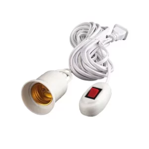 Lamp Bases Universal With Switch Led Bulb Socket Adapter Screw Lamp Holder Accessories Tools Two