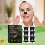 Bamboo Charcoal Nasal Strips Blackhead Remover Mask Deep Cleansing Facial Moisturizing Shrink Pores Nose Stickers Skin Care