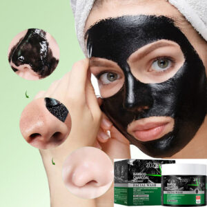 Bamboo Charcoal Peel Mask Has Strong Cleaning Power Oil Control Pore Reduction Blackheads Removal Delicate And Smooth Skin