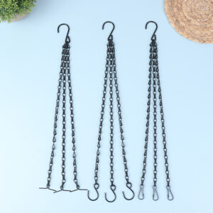 Hanging Pendant Chain Flowers Basket Chain Flower Pot Hydroponic Plants Grow Tools Garden Decorations