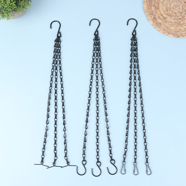 Hanging Pendant Chain Flowers Basket Chain Flower Pot Hydroponic Plants Grow Tools Garden Decorations