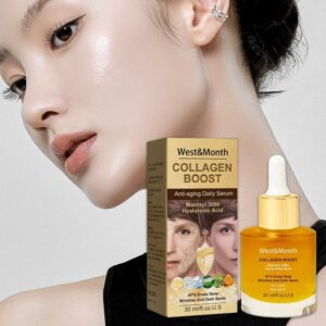 Collagen Face Serum firming tightning Fade Fine Lines esssence Korean skin Care Moisturizing and hydrating Cosmetics