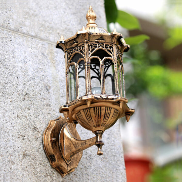 Retro Outdoor Waterproof Antirust  Wall Lamp Garden Gateway Sconce Courtyard Corridor Villa Bra Residential Balcony Lights