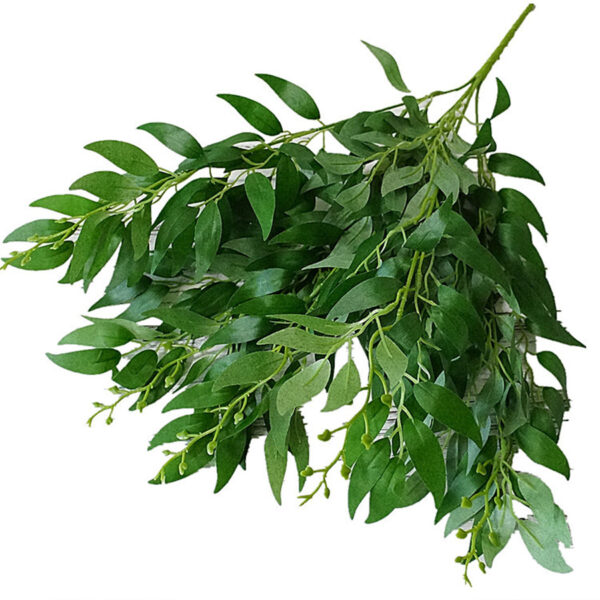 Artificial Leaves Bouquet Fake Willow Jungle Wedding Backdrop Christmas Decoration Faux Foliage Vine Party Home Decor