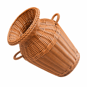 Rattan Vase Flower Arrangement Basket Home Decor Woven Hamper Storage Terrarium Creative Pot Decorate