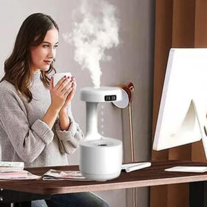 Anti Gravity USB Air Humidifier Ultrasonic Air Purifier Levitating Water Drops Mist Maker Fogger Perfume LED Display