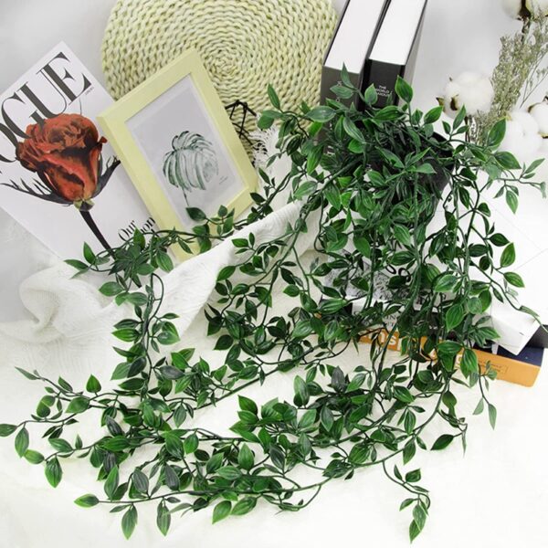 Rattan Artificial Plastic plant Home windowsill Wall Hanging Christmas Wedding arch Decoration Photography