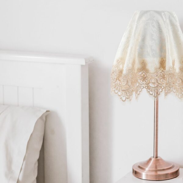 European Style Luxury Lampshade Cloth Fabrics Table Light Cover Dust Proof Lamp Shades Bedroom Living Room Home Desk Decorations