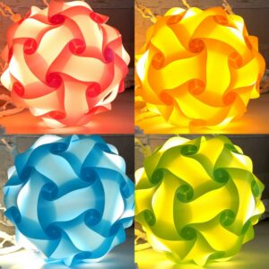 Traditional Lantern Elegant Exquisite Electric Lantern Chinese Portable Plastic Lanterns for Home Decor DIY Lantern