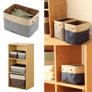 Storage Baskets Home Supplies Sundries Sorting Basket Folding Linen Organizer Box Underwear Socks Baby Toys Storage Basket