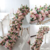 Artificial Flower Row Table Centerpiece Wedding Rose Peony Mix Flowers Backdrop Wall Arches Deco Party Stage Floral