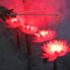 Portable Amazing Blossom Lotus Flower Light Lamp Party Glowing Lanterns For Mid-Autumn Festival Gift Dancing Props