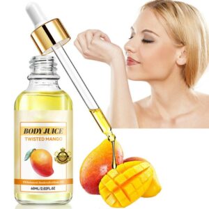 Body Oil Moisturizing soothing Body Juice Oil PeachMango cake flavor Body Massage Oil