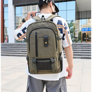 Casual Camping Male Backpack Laptop Backpack Hiking Bag Large Capacity Men Travel Backpack Canvas Fashion Youth Sport Bags