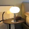 Table Lamp Medieval Cream Glass Lamp Living Room Bedroom Study Simple Atmosphere Retro Glass Standing Lamp Home Decor