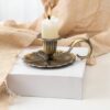 European Style Church Home Villa Handicrafts Cande DecorationsZinc composite candlestick rack Home Decor Living room Decor party