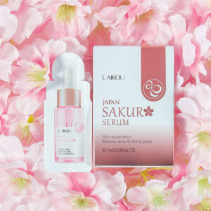 Sakura Serum Anti-Aging Whitening Cherry Blossoms Essence Moisturizing Collagen Face Essence Oil Control Makeup Base