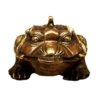 Pure Copper Animal Three Legged Golden Toad Craft Ornament Metal Crafts Living Room Decoration Miniatures