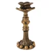 Antique Candlestick Resin Candle Accessory Retro Candle Holder French Candle Sconce Nostalgic Candlestick Home Decor