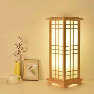 Floor lamp living room Japanese style bedroom reading led light Room decoration dining table Study Wooden lighting lamps