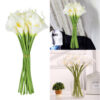 Artificial Calla Lily Flowers Table Decoration Flower Arrangement Hand Bouquet Wedding Decoration Fake Fowers Party Decor