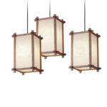 Loft Vintage Japanese Pendant Lamp Chinese Zen Corridor Bar Restaurant Southeast Asian Wood Pendant Lamp Villa Decorative Light