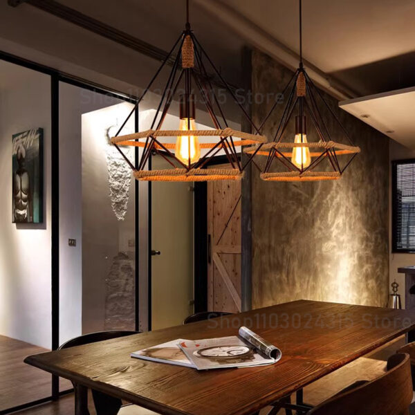 Led Chandelier Nordic Lampshade Pendant Light 1Head Stainless Steel Hanging Lamp For Dining Table Living room Decor Ceiling Lamp