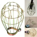 Metal Lamp Bulb Guard Clamp Vintage Light Cage Hanging Industrial Lamp Covers Pendant Decor for Home Bar