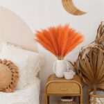 Fluffy Pampas Boho Grass Decor Artificial Flower Fake Plant Reed Simulated Wedding Home Party Decoration