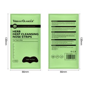 Herb Blackhead Remover Nose Sticker Acne Treatment Mask Nose Sticker Black Dots Cleaner Nose Pore Deep Cleaning Skin Care