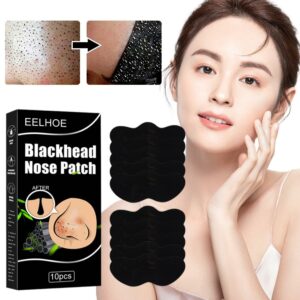 Bamboo Blackhead Removal Mask Nose Sticker Charcoal Black Peel Off Face Mask Mud Deep Cleaning Shrink Pore Anti-Acne Patch
