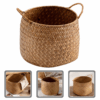 Seagrass Basket Woven Plant Pot Holder Desktop Flower Arrangement Basket Woven Basket