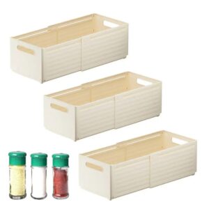 Adjustable Storage Basket Telescoping Snack Storage Bins Home Storage And Organization For Snacks Toys Underwear Seasoning