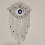 Wall Hanging Handmade Turkish Evil Eye Pendant Tapestry Nazar Decoration for Home Living Room Wall Home Decor Gift