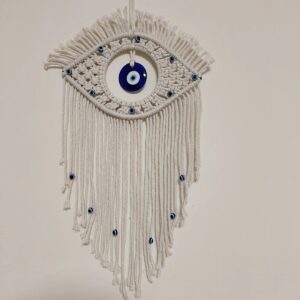 Wall Hanging Handmade Turkish Evil Eye Pendant Tapestry Nazar Decoration for Home Living Room Wall Home Decor Gift