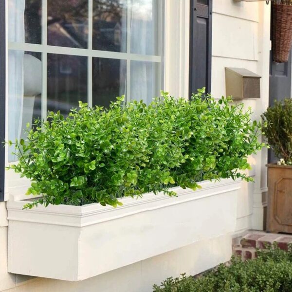 Artificial Plants green Eucalyptus Christmas Wreath for Wedding Home Balcony bonsai Decoration DIY Shooting props