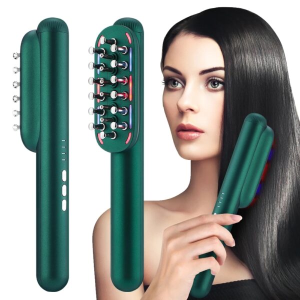 RF Vibration Scalp Massage Electric Hair Growth Comb Head Massager Anti Hair Loss Essence Oil Applicator Relaxing Treatment