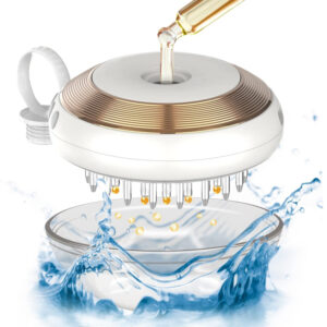 Design Hair Loss Treatment Electric Scalp Applicator Comb EMS Laser Vibration Massage Hair Regrowth Comb With Liquid Guide