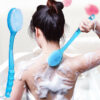 Handle Bath Brush Soft Hair Bath Brush Back Ball Brush Bathroom Body Brushes Mud Back Scrubber Shower Massage Brushes